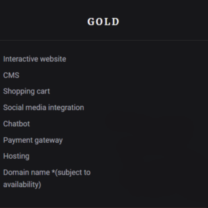 Gold Plan